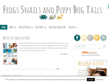 Tablet Screenshot of frogsandsnailsandpuppydogtail.com